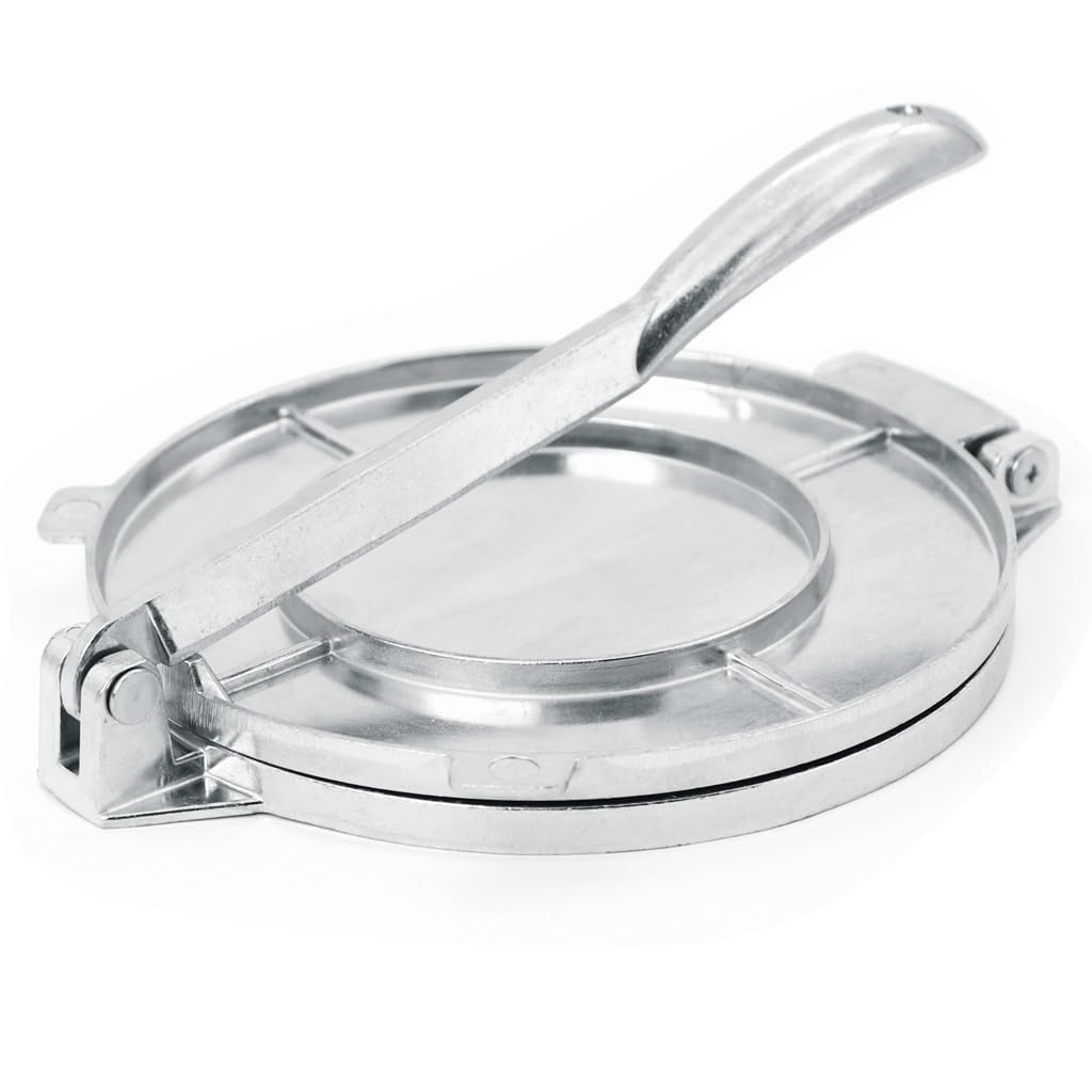 HASTHIP Kitchen Paratha Press Maker 6.3 inches Diameter Aluminum Alloy Puri Press Maker Perfect Round Shape Dough Press Maker for Roti, Thepla, Parotta, Paratha, Poori HASTHIP Kitchen Paratha Press Maker 6.3 inches Diameter Aluminum Alloy Puri Press Maker Perfect Round Shape Dough Press Maker for Roti, Thepla, Parotta, Paratha, Poori